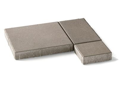 Klassikplatan samling olika format Naturgrå