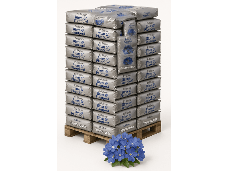 Exkl. plantjord på pall