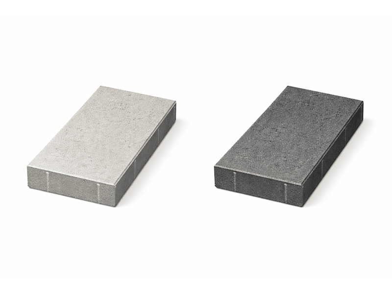 40-plattan 200x400x50 Naturgrå