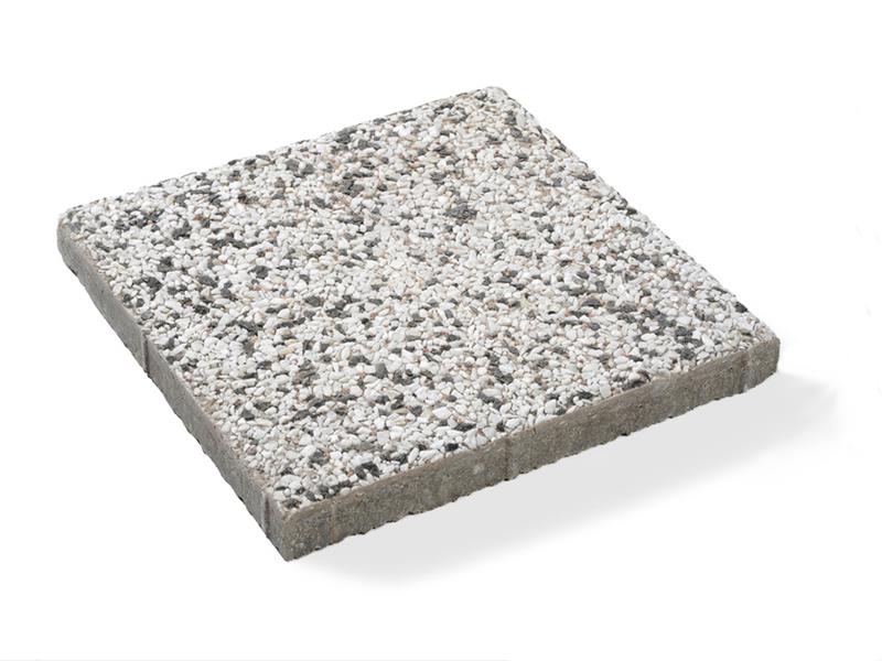 Frilagda Plattor 200x400x45 Vit-svart marmor