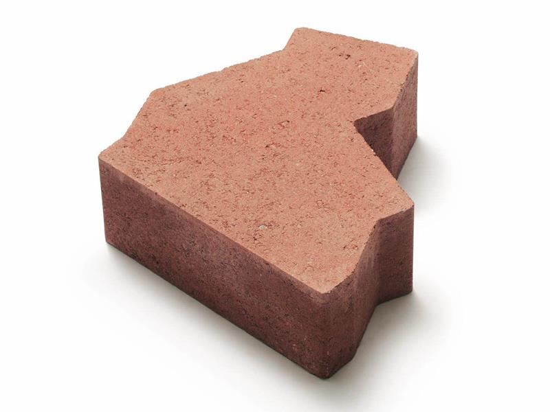 SF-sten 208x210x80 Karminröd