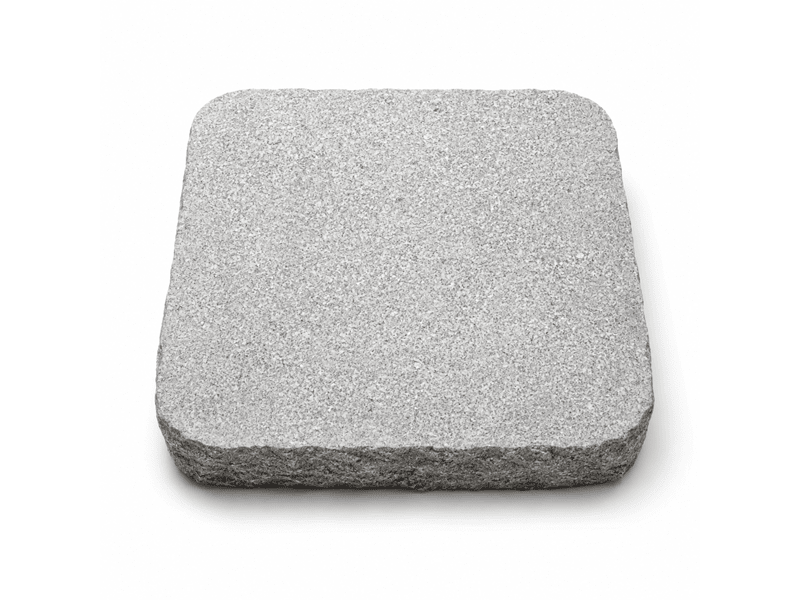 Stegsten Granit 4 cm, blästrad grå